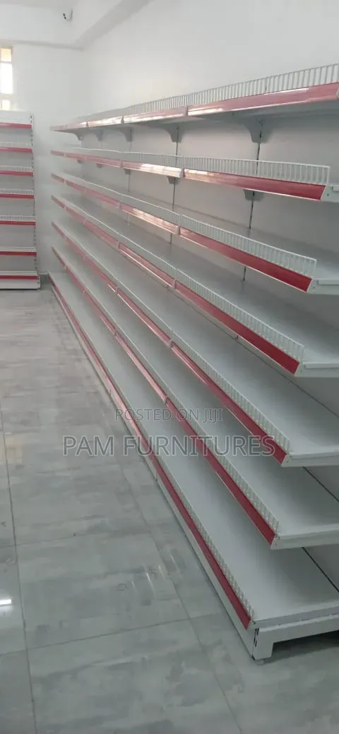 Wall Supermarket Shelves