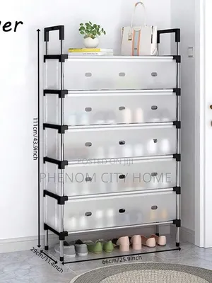 6 Layer Dustproof Shoe Rack