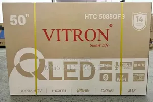 Vitron 50 Inches Quled Tv Android With Netflix,