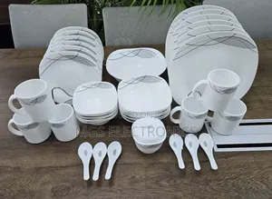 39 Pieces Square Opal Glass Dinner Set