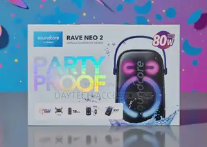 This Is an Anker Soundcore Rave Neo 2 Portable Waterproof Speaker.