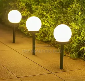 3pcs Waterproof Led Ball Light Lamp Solar Power (N.Y.O