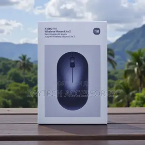 Xiaomi Wireless Mouse Lite 2 Featured in a Black Color Variant.