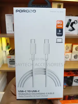 This Is a Porodo 3m Usb-C to Usb-C Cable.