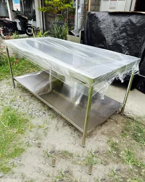 Bahagia Ss304 Stainless Steel Customized Working Tables 3*7ft