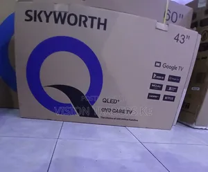 Skyworth 43inches Smart Android Qled Frameless Tv HDR 10 Google Tv