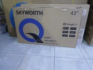 Skyworth 43inches Smart Android Qled Frameless Tv HDR 10 Google Tv