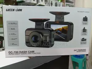 This Green Lion Gc-700 Dash Cam Features Front and 1080p Rear.