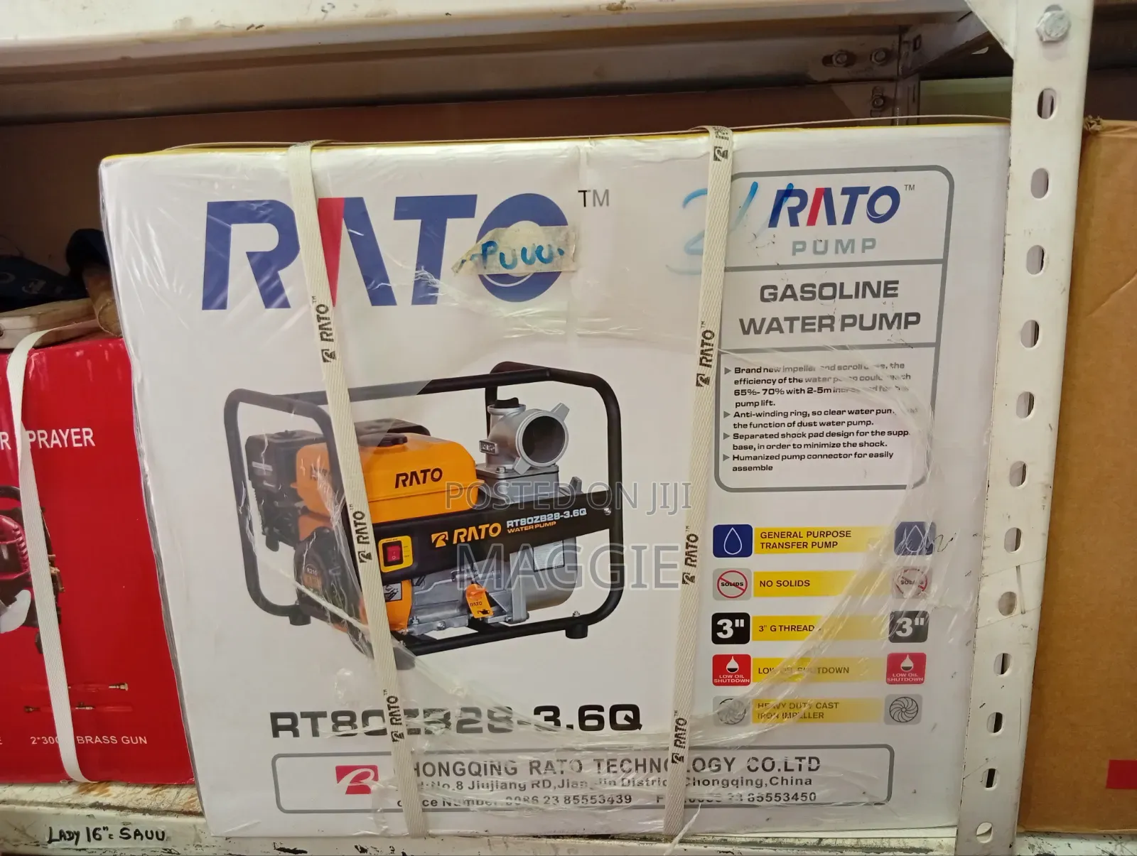 Rato Gasoline Water Pump