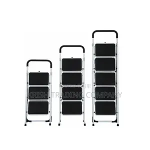 White Step Ladder 2/3/4/5/6 Steps Foldable Heavy Duty