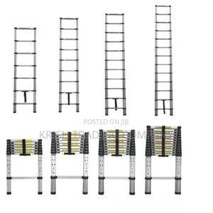 Telescopic Ladder 3.2m/3.8m/4.1m/4.4m/5.4m/6.2m Heavy Duty