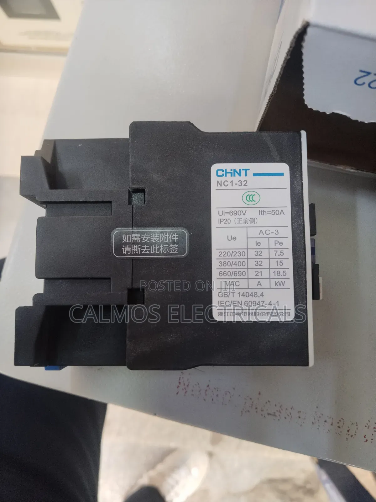 3201 Contacter Switch 3pole Nc /Nc