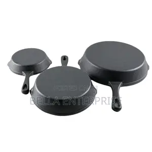 3pcs Non-Stick Cast Iron Pan Set