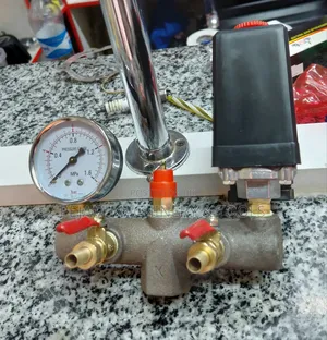 Air Compressor Pressure Regulator Plus Switch Kit