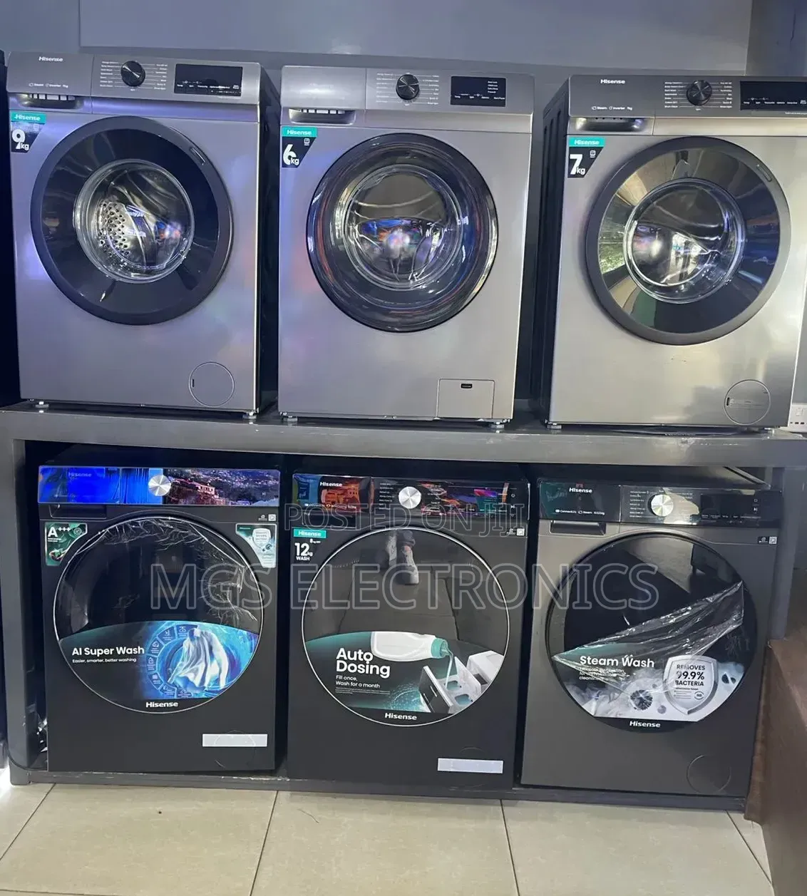 Hisense Front Load Washing ;
 12/8kg