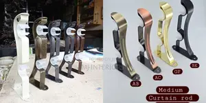 Executive Smooth Brackets for Jua Kali Curtain Rods for Homes
