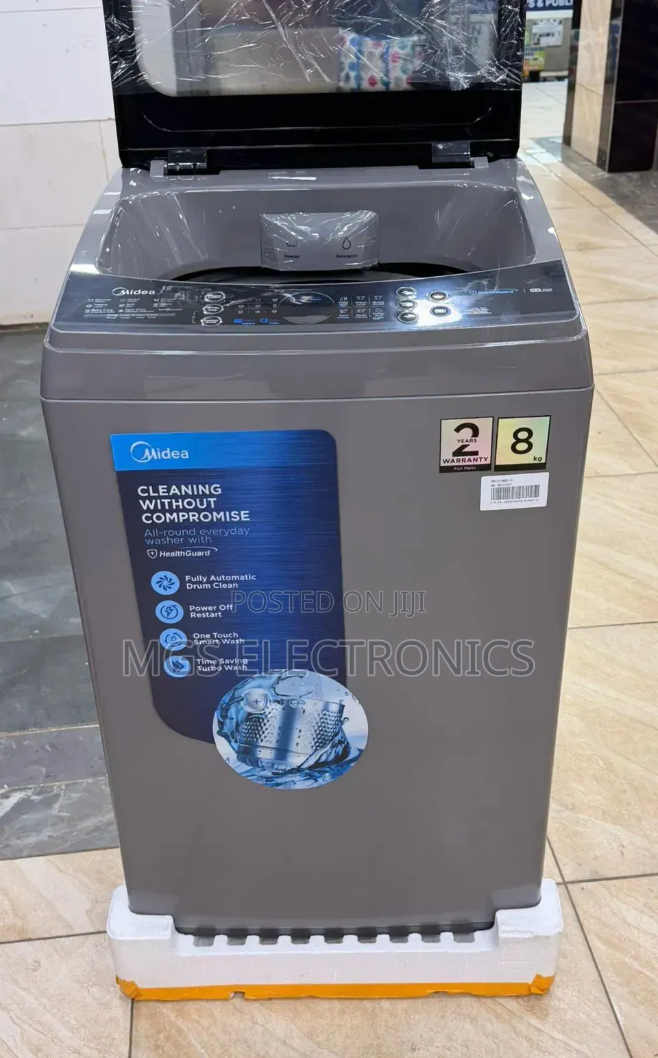 Midea 8kg Full Automatic Top Load Washing Machine Wash and Spin