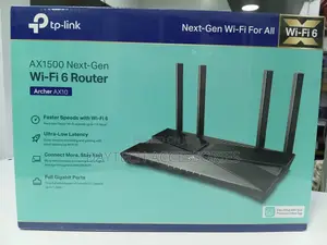 Tp-Link Ax10 Archer Ax1500 1.5 GBPS Wi-Fi 6 Dual-Band Wireless Router