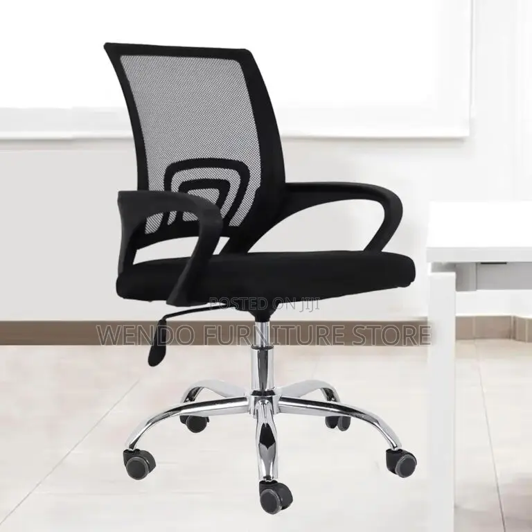 Office Chair; Mesh Office Work Clerical Adjustable Chair