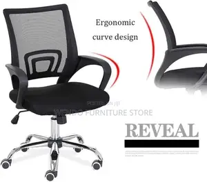 Office Chair; Mesh Office Work Clerical Adjustable Chair