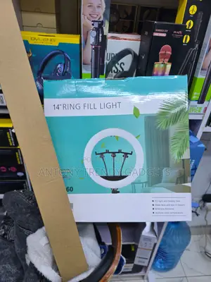 Qx360 14 Inch Led Ring Light With Tripod and Phone Holder