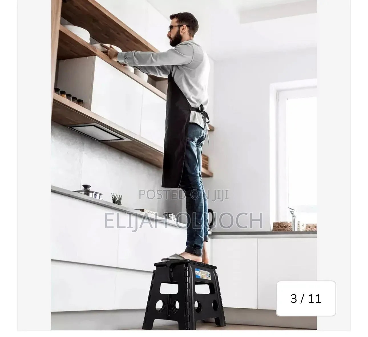 Folding Step Stool Foldable for Adults and Kids Heavy Duty Stepping