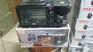 Reki 3 in 1 Breakfast Maker, Toaster,Oven, Coffee Maker 