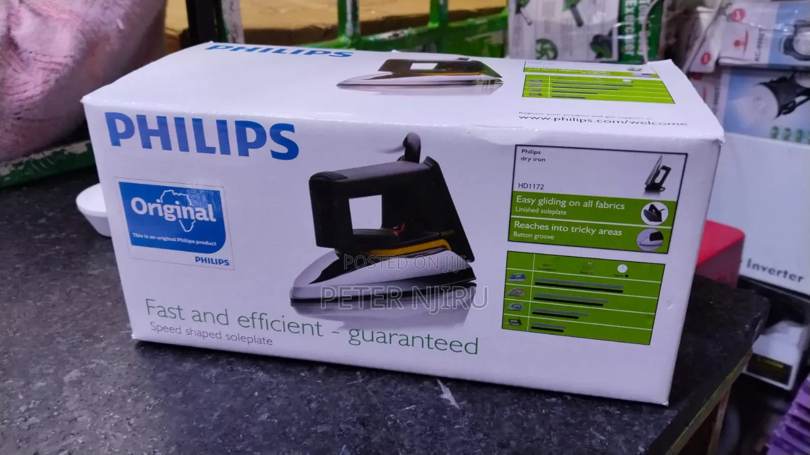 Philips Dry Iron Box + a 4way Rk Extension