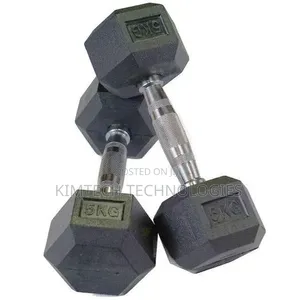 5kg Hexagonal Dumbbells