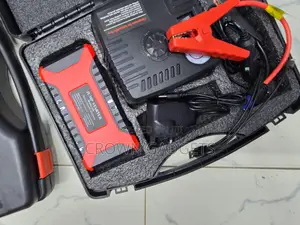 12v Car Jump Starter With Air Compressor Power Bank Kit
