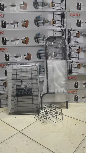 3 Tier Reki Carbon Metallic Dish Rack - Plastic Water Tray