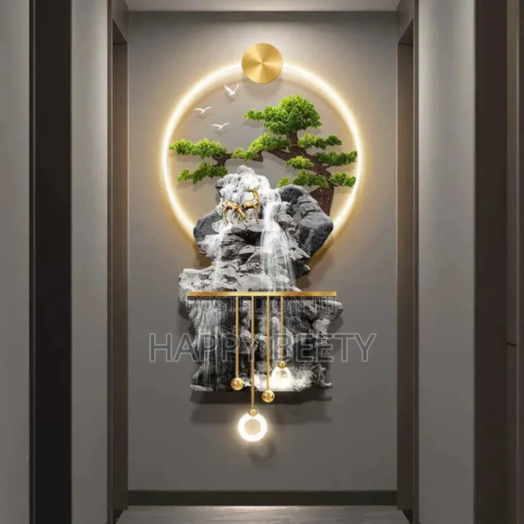 Transform Your Interior With This Luxury 3d Waterfall Wall Art