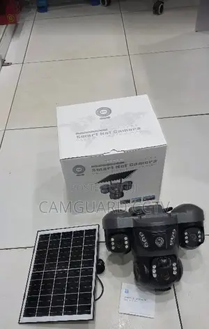 Triple Screen Wifi CCTV Camera V380 Pro Remote Access, Night Vision
