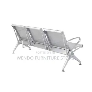 Office Bench; Three Seaters Metallic Bench
