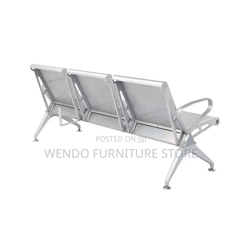 Office Bench; Three Seaters Metallic Bench
