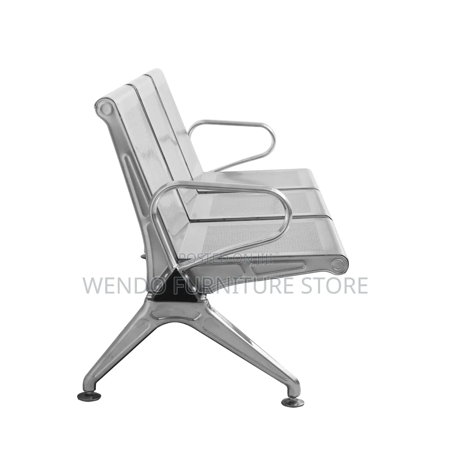 Office Bench; Three Seaters Metallic Bench
