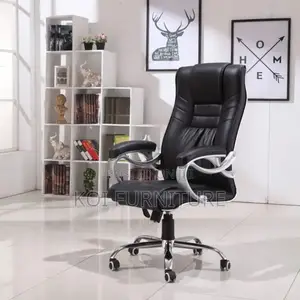 Office Chair: Commanding Directors Office Swivel Chair
