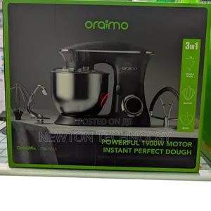 Oraimo Ominimix Obl-551a 6 Speeds Durable All Metal Gears Stand Mixer