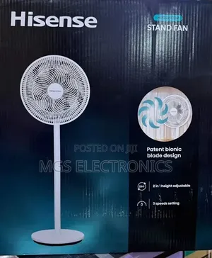 16 Inches Hisense Standing Fan With Fan Power Saving 65% With Remote