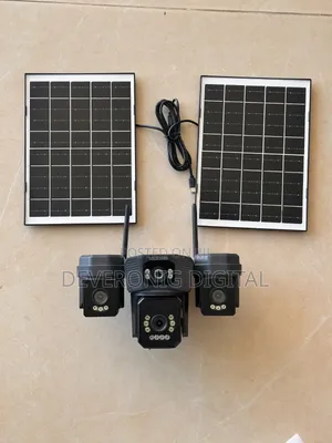 4g 3lens Solar Camera