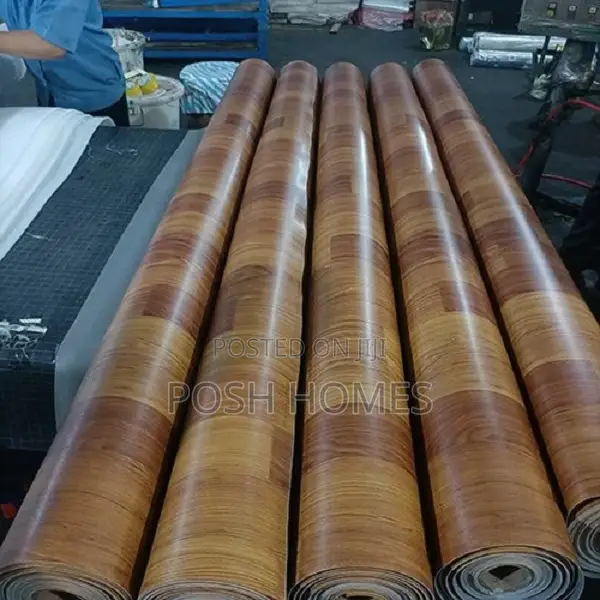Brown Vinyl Flooring Mkeka Carpet For Floor