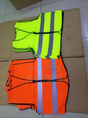 Construction Reflective Vest With Zipper