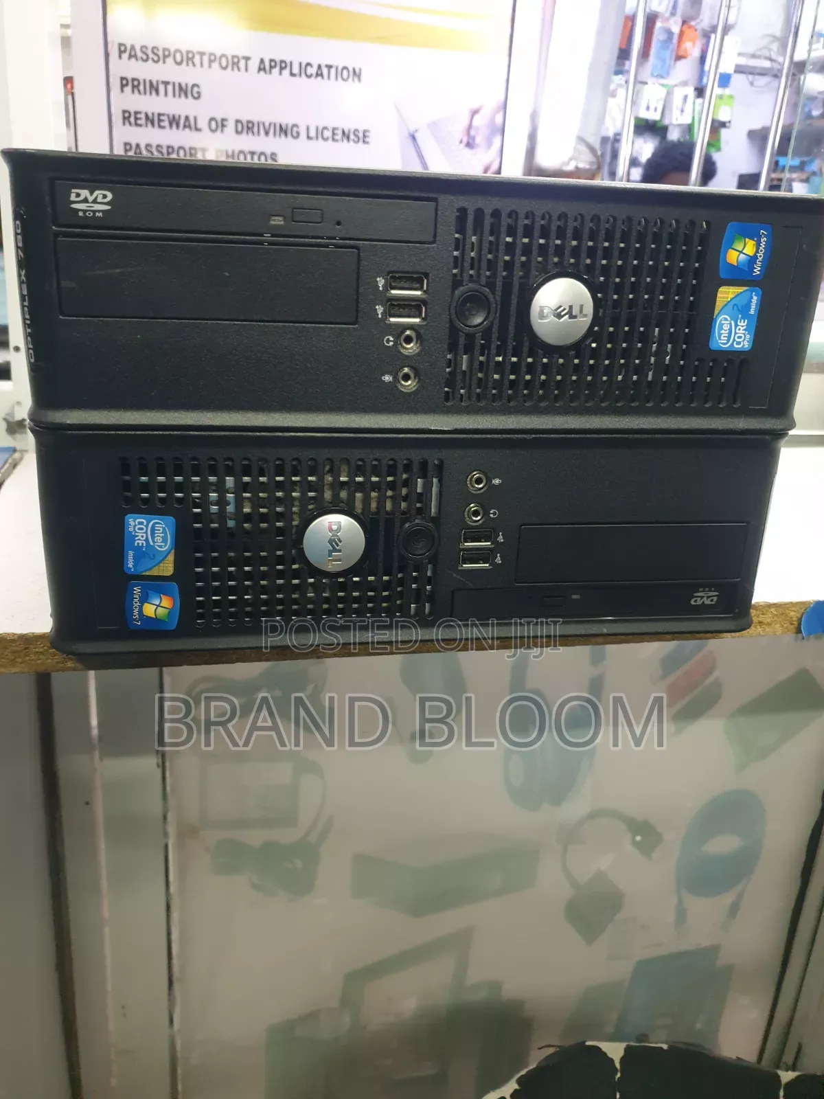Desktop Computer Dell 2GB Intel HDD+SSD 500GB