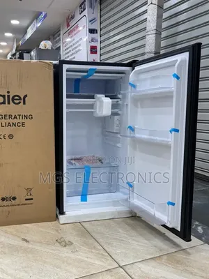 Haier 90l Single Door Fridge Black Color
