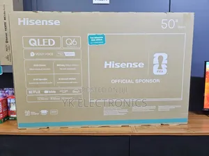 Hisense 50′′ Q6q Qled Vidaa Smart Tv – 50q6q (New Model)