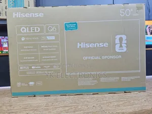 Hisense 50′′ Q6q Qled Vidaa Smart Tv – 50q6q (New Model)