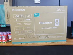 Hisense 50′′ Q6q Qled Vidaa Smart Tv – 50q6q (New Model)