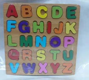 Educational Wooden Uppercase Alphabet Letters