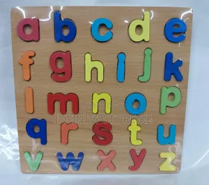 Wooden Lowercase Alphabet Letters for Learning