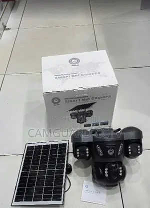 Triple Lens Wifi PTZ Security Camera V380 Smart Outdoor Surveillance